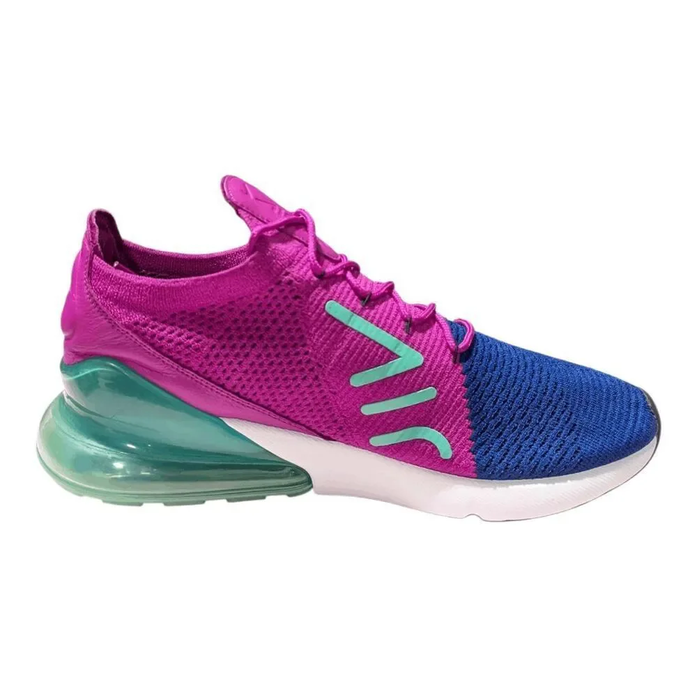 NIKE Air Max 270 Flyknit 'Fuchsia Flash' Running Shoes Size 12